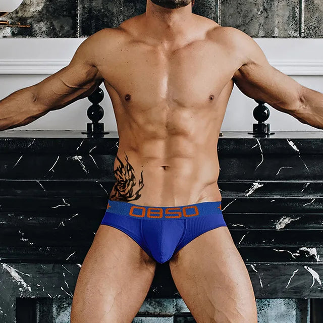 ORLVS Brand sexy gay briefs men underwear male panties breathable kincker for men jockstrap gay bikini briefs cueca tanga hombre - Cosmic Twink
