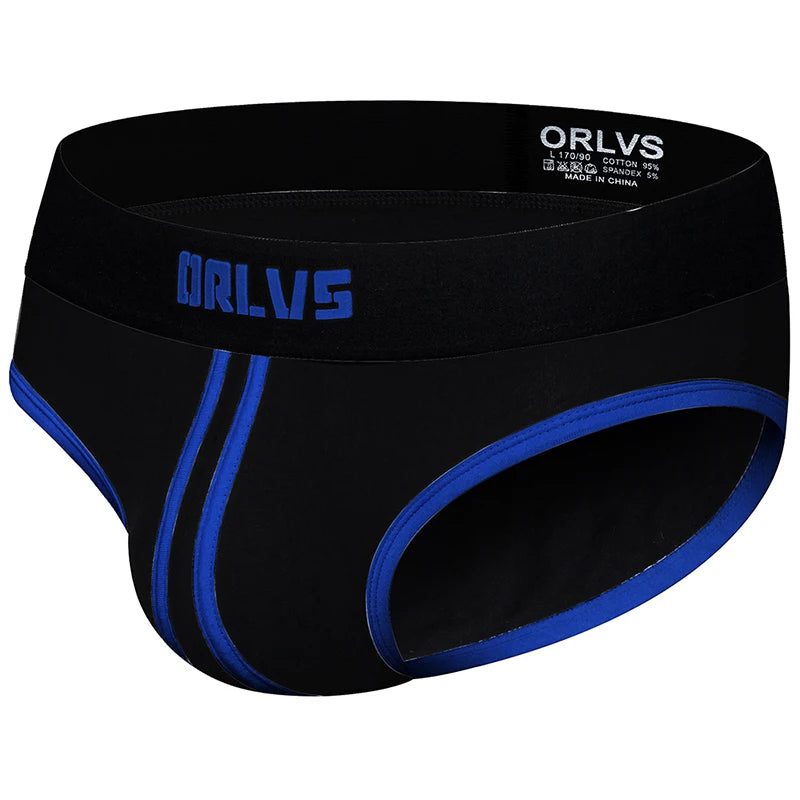 ORLVS Brand sexy gay briefs men underwear male panties breathable kincker for men jockstrap gay bikini briefs cueca tanga hombre - Cosmic Twink