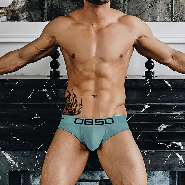 ORLVS Brand sexy gay briefs men underwear male panties breathable kincker for men jockstrap gay bikini briefs cueca tanga hombre - Cosmic Twink