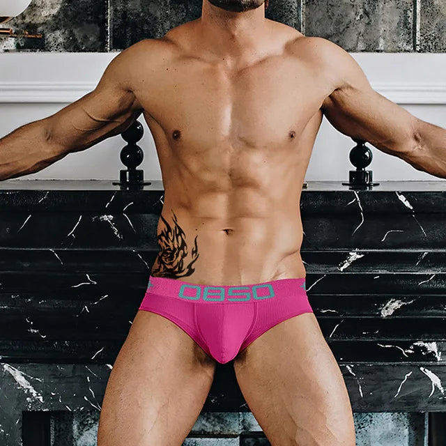 ORLVS Brand sexy gay briefs men underwear male panties breathable kincker for men jockstrap gay bikini briefs cueca tanga hombre - Cosmic Twink