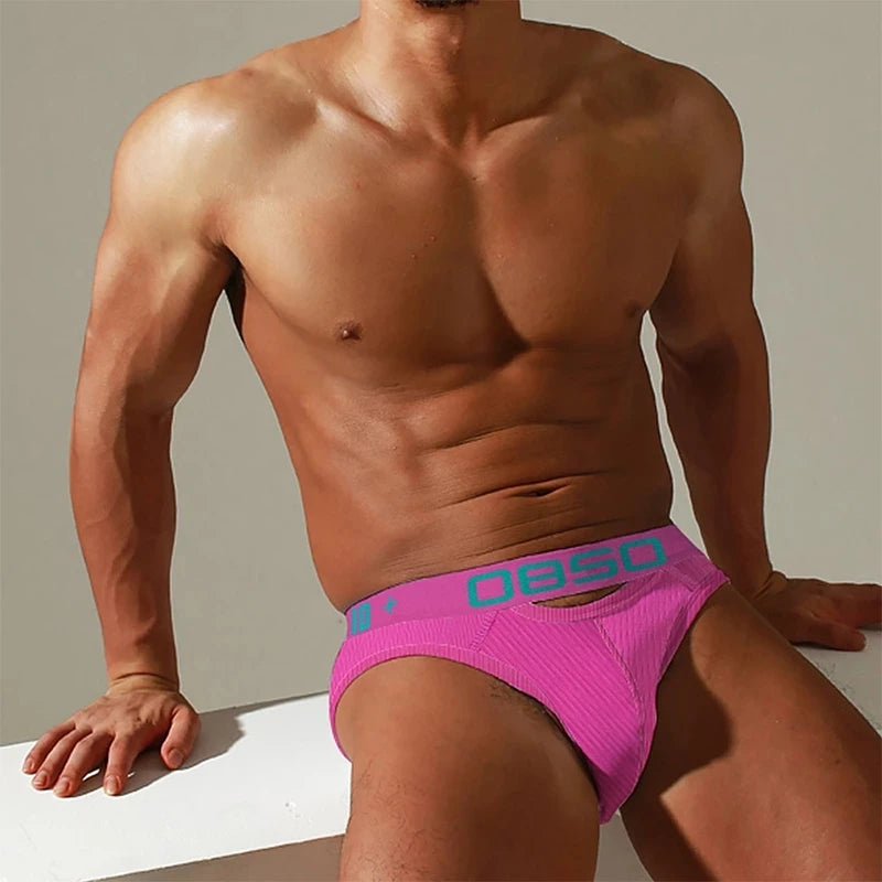 ORLVS Brand sexy gay briefs men underwear male panties breathable kincker for men jockstrap gay bikini briefs cueca tanga hombre - Cosmic Twink