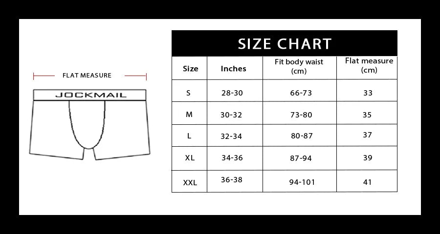JOCKMAIL Male Panties Breathable Boxers Cotton Sexy Men Underwear U convex pouch Gay Underpants Printed 17 models boxershorts - Cosmic Twink