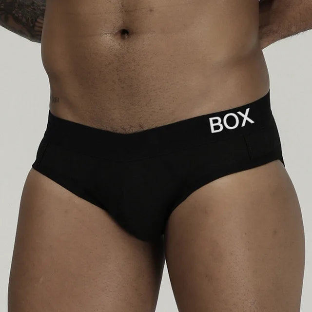 ORLVS Brand sexy gay briefs men underwear male panties breathable kincker for men jockstrap gay bikini briefs cueca tanga hombre - Cosmic Twink