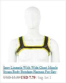 Male Harness Lingerie with Punk Rave Sexual Arm Harness Belts for Fetish Men Gay Puppy Play Body Bondage Armband Clothes - Cosmic Twink