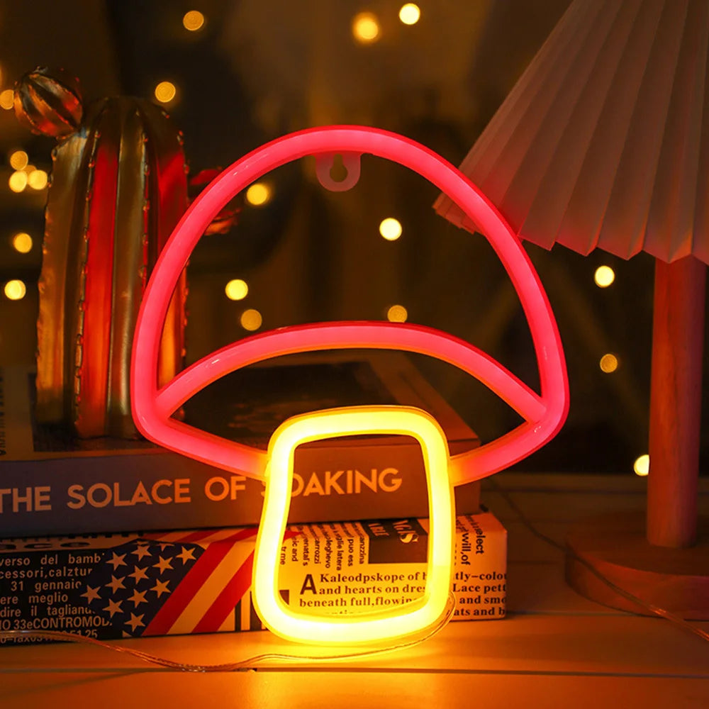 Butterfly Neon Sign USB/Battery Powered Cat LED Neon Light Skull Neon Lamp Wall Art Decor for Home Bedroom Birthday Gift Wedding - Cosmic Twink