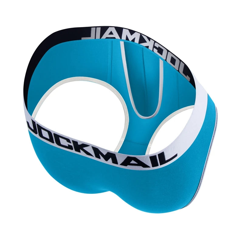 JOCKMAIL Brand Men Underwear Briefs Sexy Gay Penis Pouch Push up calzoncillos hombre slip cuecas Gay Underwear Enhancing panties - Cosmic Twink