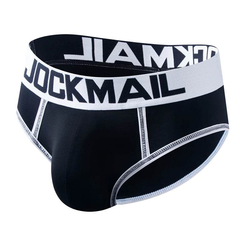 JOCKMAIL Brand Men Underwear Briefs Sexy Gay Penis Pouch Push up calzoncillos hombre slip cuecas Gay Underwear Enhancing panties - Cosmic Twink