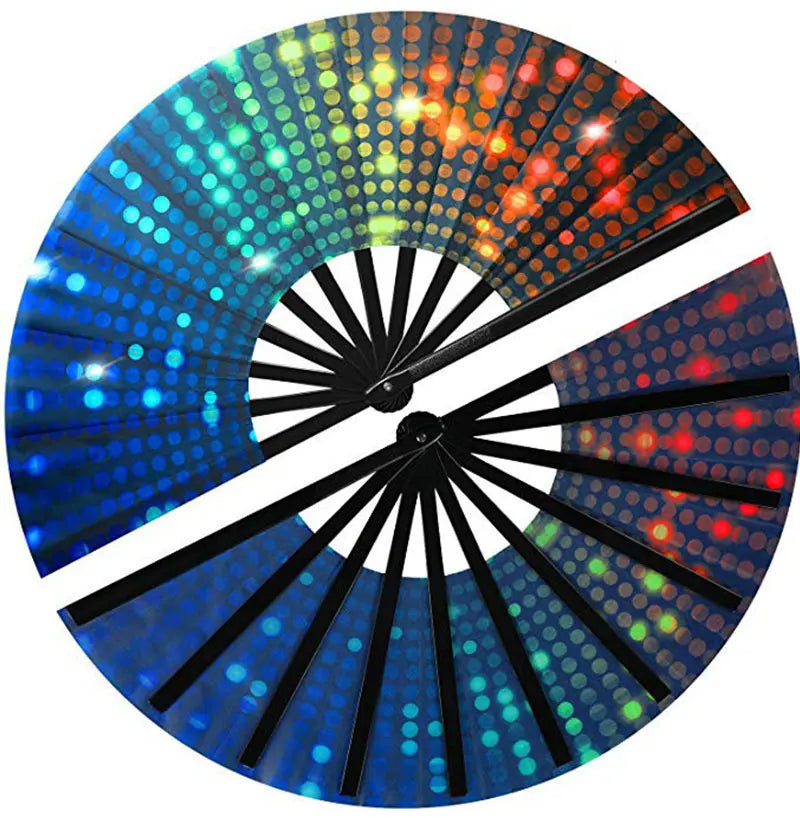 Chinese Kung Fu Fan Martial Arts Dance Folding Fan Traditional Martial Ventilador Portable Hand Folding Fans Performance Props - Cosmic Twink