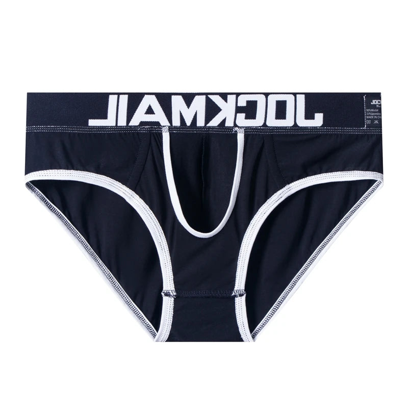 JOCKMAIL Brand Men Underwear Briefs Sexy Gay Penis Pouch Push up calzoncillos hombre slip cuecas Gay Underwear Enhancing panties - Cosmic Twink