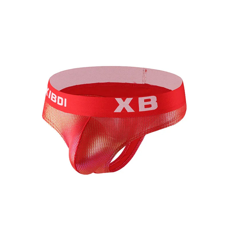 Gay Fashionable Bikini for Men Sexy T Back Thong Breathable Comfortable Bulge Pouch G String Homme Nightclub Performance Panties