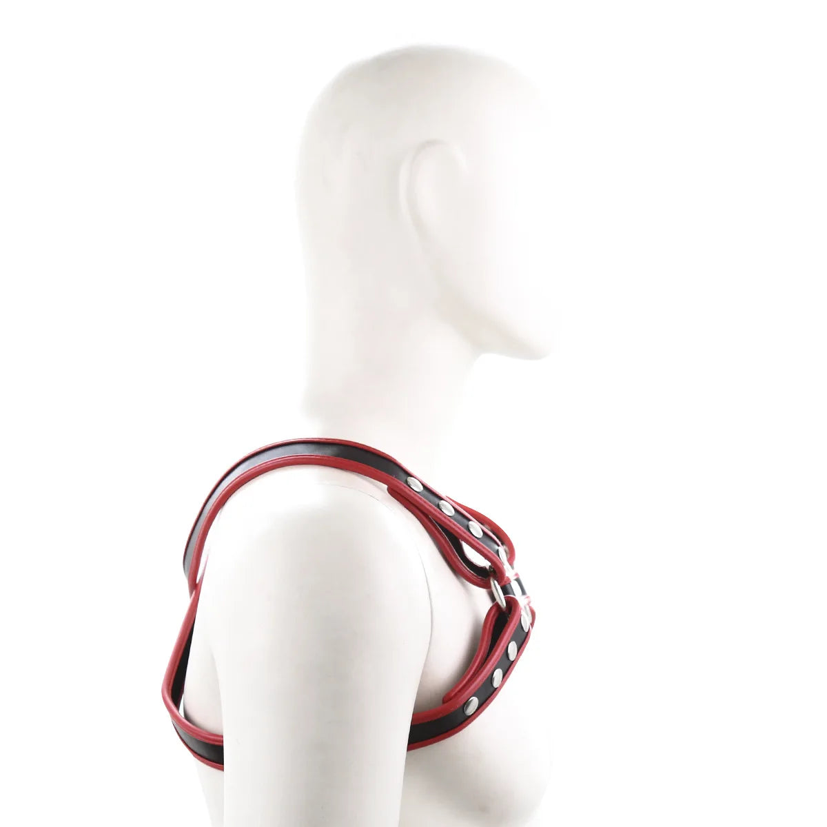 Gay Rave Harness Hot Man Body Chest Harness Belt Shoulder Strap Punk Rave Costumes Metal Conjoined Buckle Decoration Party - Cosmic Twink