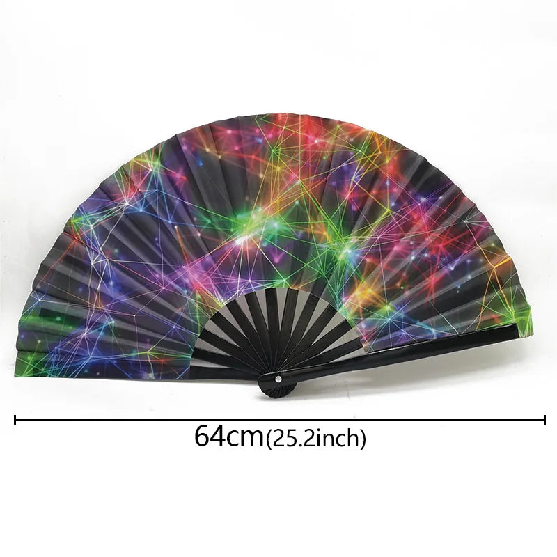 Chinese Kung Fu Fan Martial Arts Dance Folding Fan Traditional Martial Ventilador Portable Hand Folding Fans Performance Props - Cosmic Twink