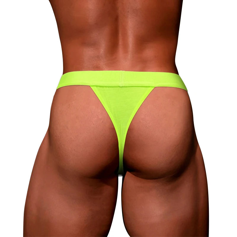 Modal Men's Sexy Briefs Low Waisted Bikini Thongs Jockstrap Underwear Gay Sissy Panties Calzoncillos Hombre - Cosmic Twink
