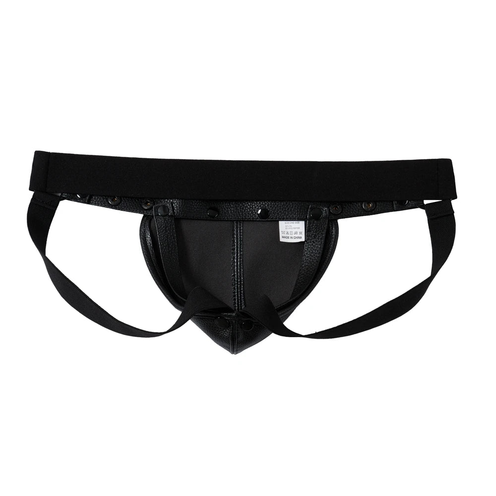 Men Harness Bodysuit Men's Jockstraps Gay Underwear Jock with Removable Codpiece Big Bulge. Adjustable Comfort and Size. - Cosmic Twink