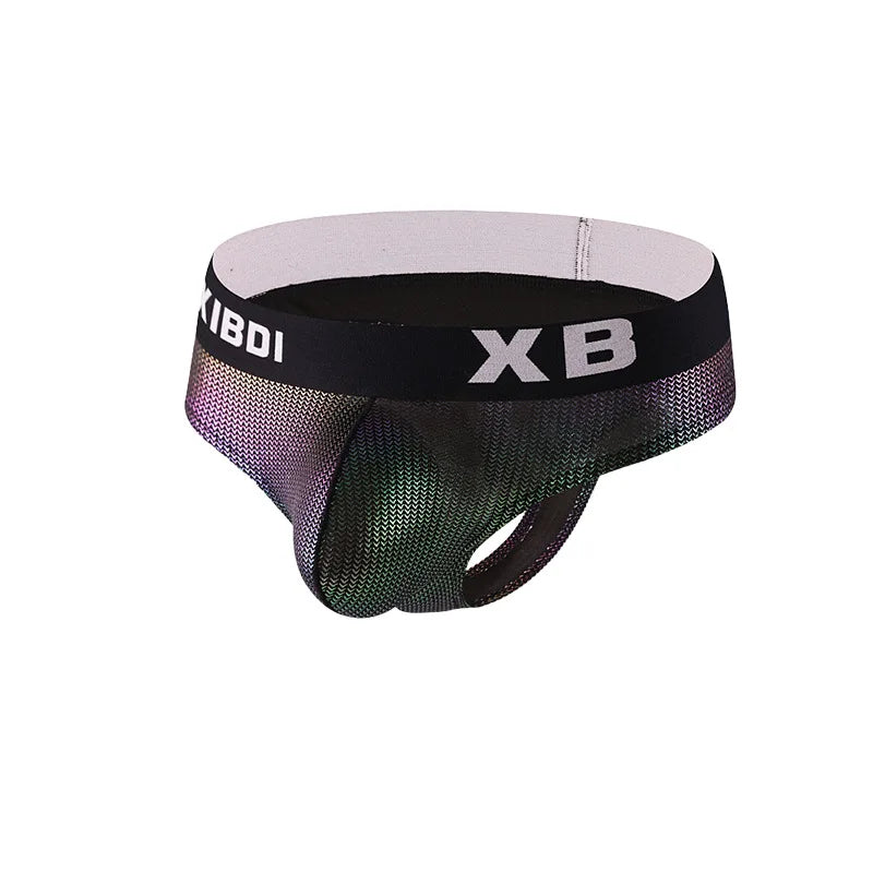 Gay Fashionable Bikini for Men Sexy T Back Thong Breathable Comfortable Bulge Pouch G String Homme Nightclub Performance Panties