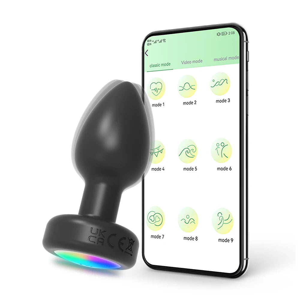 Anal Plug Vibrator Gay Anal Dildo Toy Butt Plug Stimulator Masturbation Penetration Vagina Anal Vibrating Men Women Toys Adults - Cosmic Twink