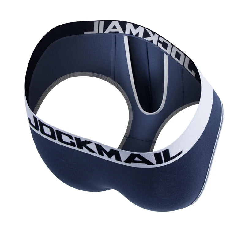 JOCKMAIL Brand Men Underwear Briefs Sexy Gay Penis Pouch Push up calzoncillos hombre slip cuecas Gay Underwear Enhancing panties - Cosmic Twink