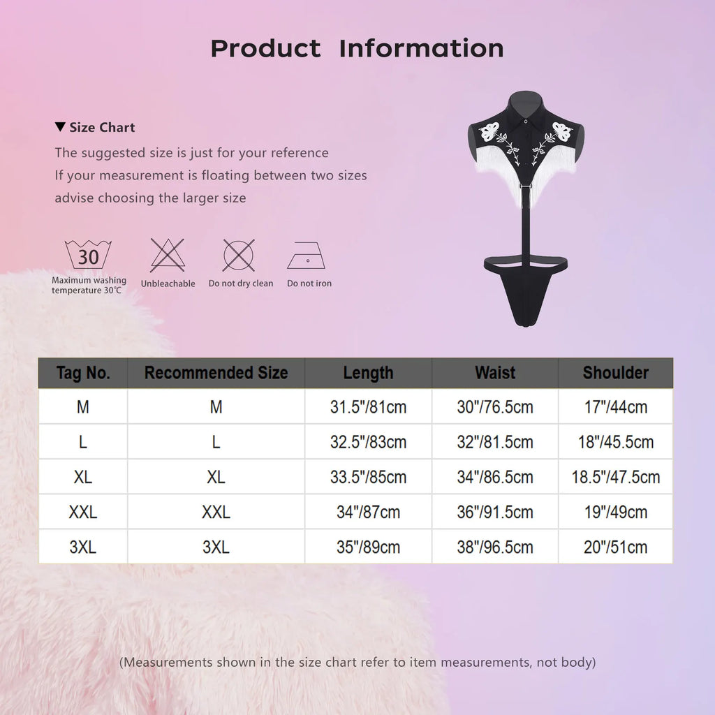 Mens Jockstrap Gay Lingerie Mini Bikini Thongs Bodysuit Underwear Sexy Western Cowboy Club Wear Printed Fringe Tassels Jumpsuit