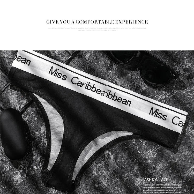 Lingerie sexy Men Underwear U Convex Sports Fitness Letter tanga hombre Cotton Low Waist strings Seamless Briefs Thong T Pants - Cosmic Twink