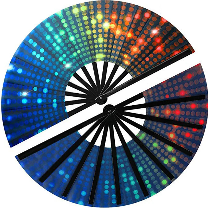 Chinese Kung Fu Fan Martial Arts Dance Folding Fan Traditional Martial Ventilador Portable Hand Folding Fans Performance Props - Cosmic Twink