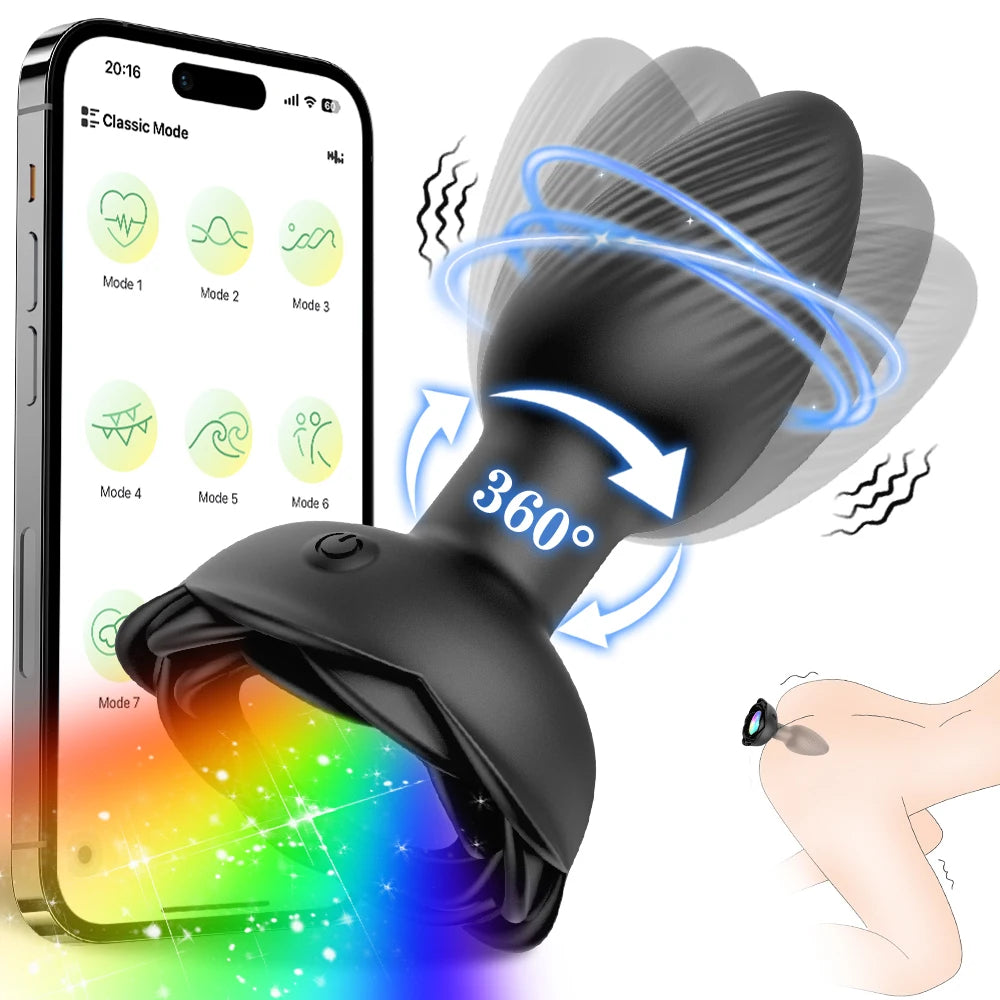 Anal Plug Vibrator Gay Anal Dildo Toy Butt Plug Stimulator Masturbation Penetration Vagina Anal Vibrating Men Women Toys Adults - Cosmic Twink