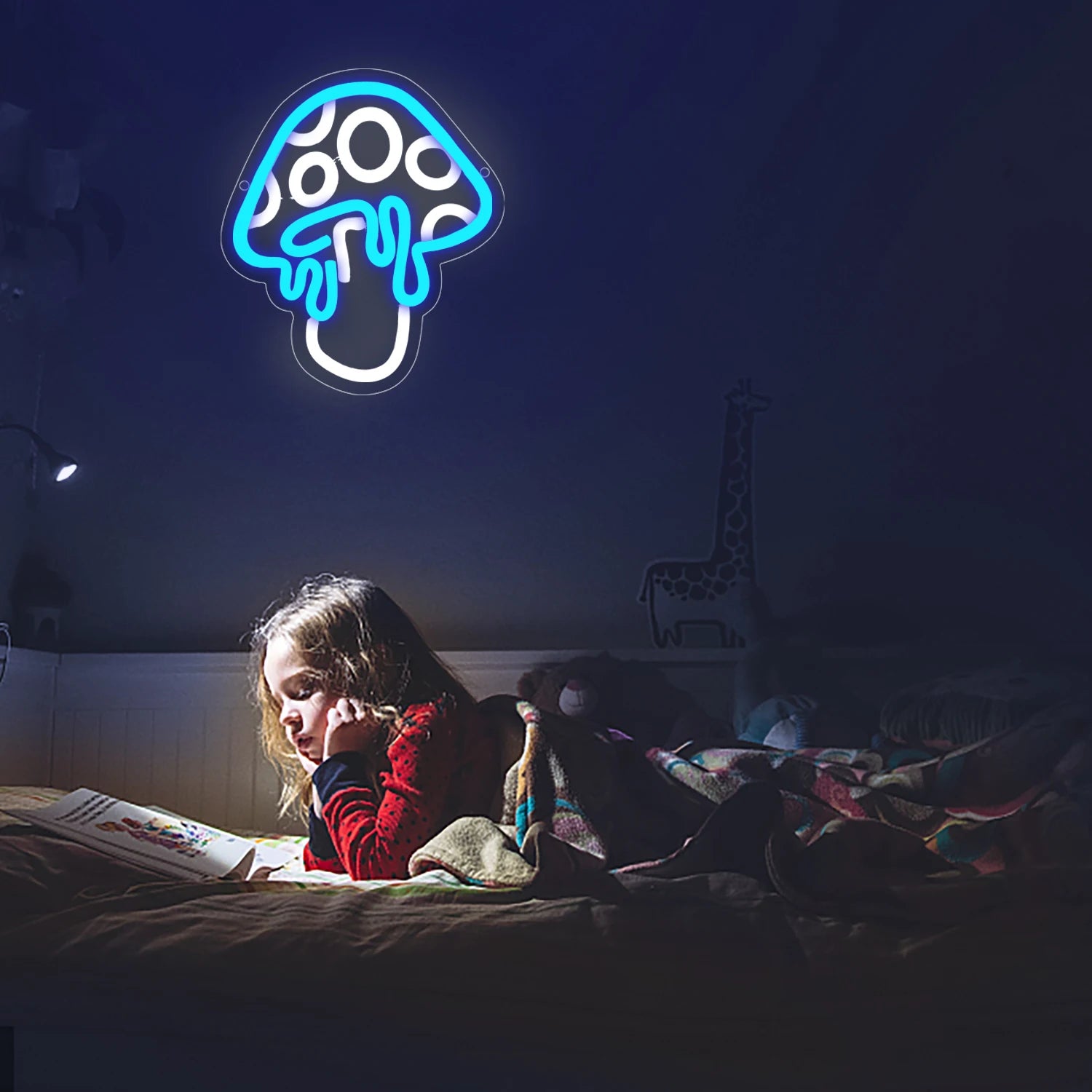 Mushroom Neon Sign Led Mushroom Neon Light  3d Wall Art Mushroom Night Neon Signs For Wall Decor Game Room Bedroom Decor - Cosmic Twink