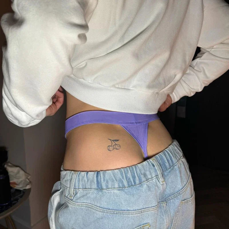 Modal Men's Sexy Briefs Low Waisted Bikini Thongs Jockstrap Underwear Gay Sissy Panties Calzoncillos Hombre - Cosmic Twink