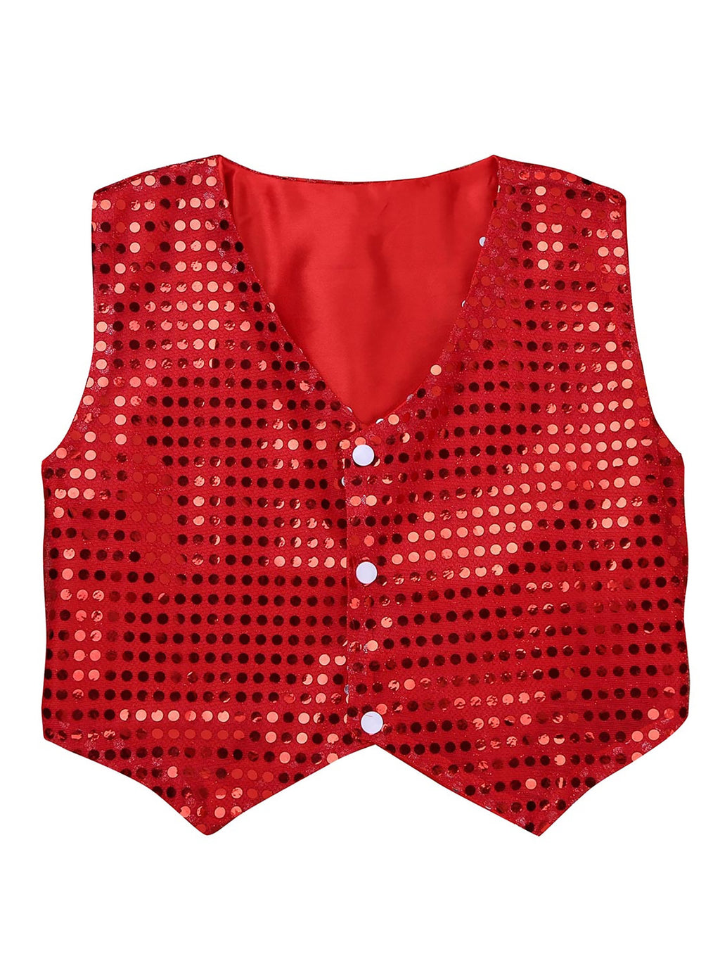 Mens Shiny Sequined Vest Tops V Neck Disco Irregular Hem Waistcoat Hiphop Jazz Dance Festival Rave Outfits Performance Costume - Cosmic Twink