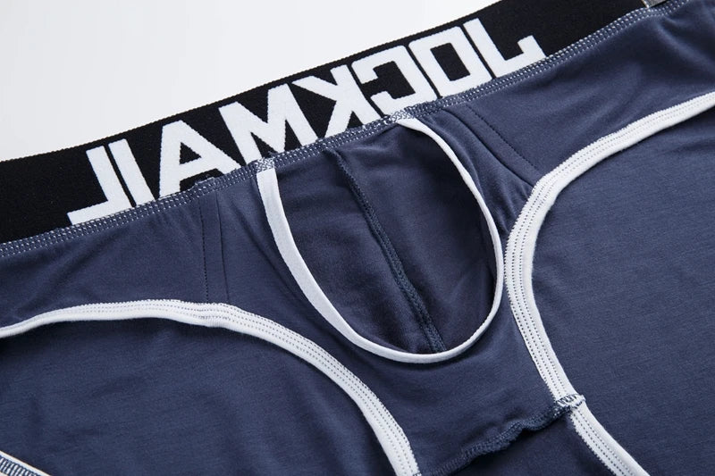 JOCKMAIL Brand Men Underwear Briefs Sexy Gay Penis Pouch Push up calzoncillos hombre slip cuecas Gay Underwear Enhancing panties - Cosmic Twink