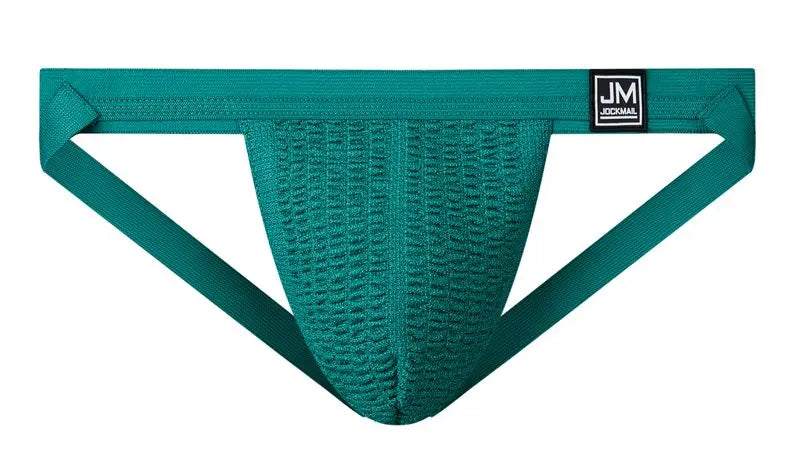 Jockmail Sexy Men Underwear Briefs Jockstrap Bare Buttocks Panties Gay Male Panties Shorts Bulging Bag Soft Underpants Cueca - Cosmic Twink