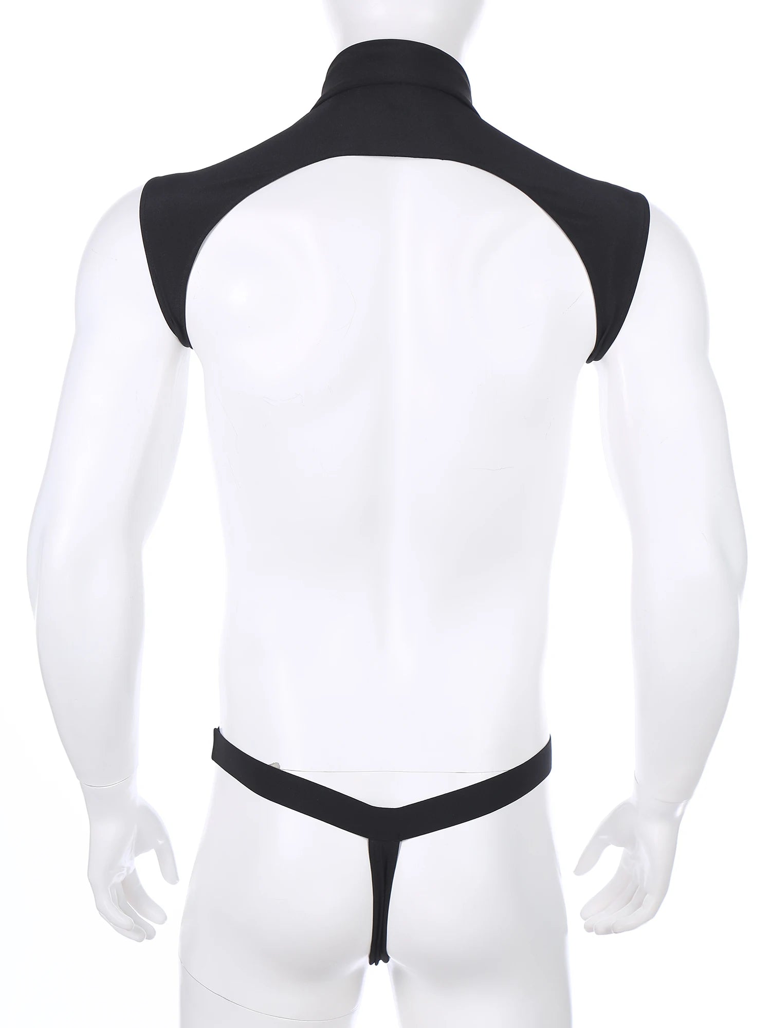 Mens Jockstrap Gay Lingerie Mini Bikini Thongs Bodysuit Underwear Sexy Western Cowboy Club Wear Printed Fringe Tassels Jumpsuit