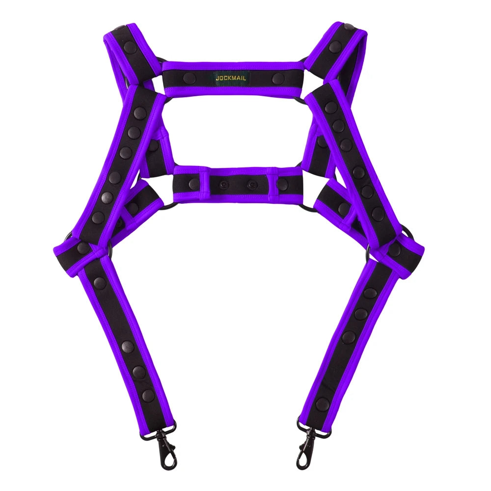 Men Harness Bodysuit Men's Jockstraps Gay Underwear Jock with Removable Codpiece Big Bulge. Adjustable Comfort and Size. - Cosmic Twink