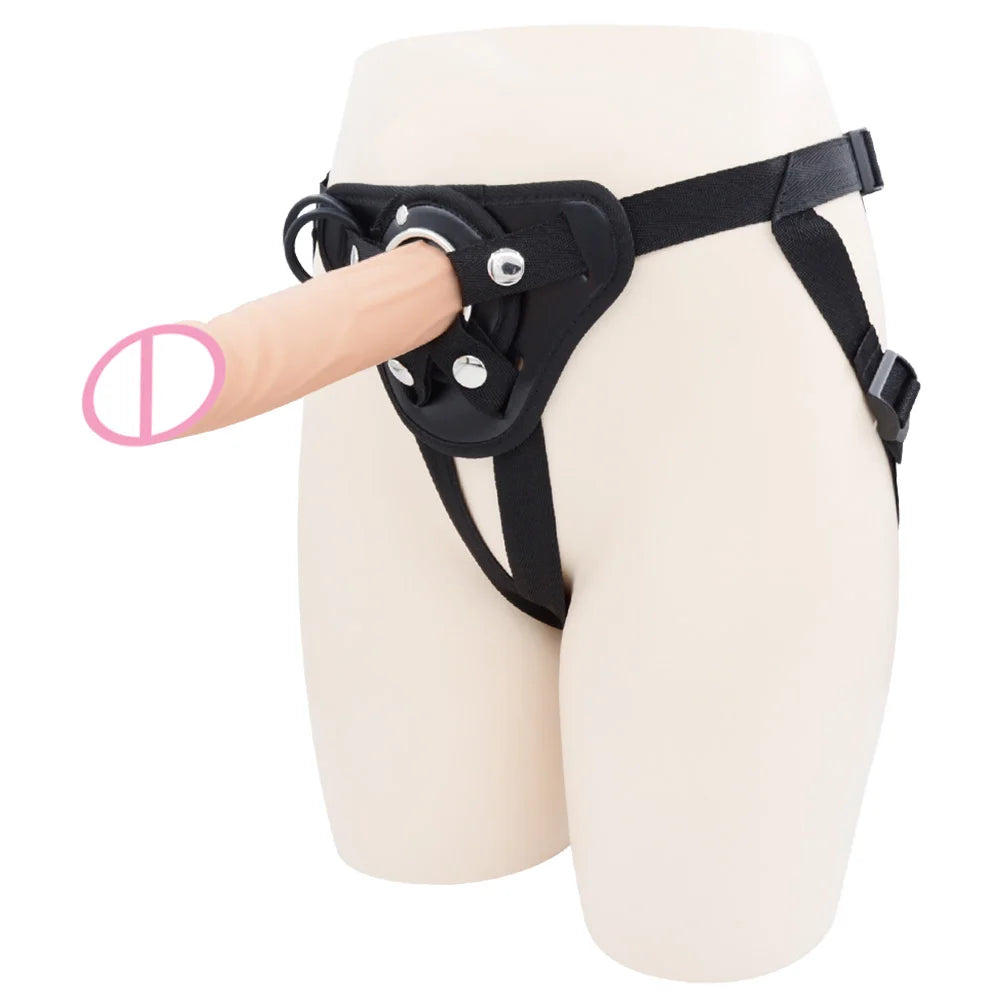 Men Strap On Dildo Panties Wearable Massager Penis Penetration For Couples Dildos Lesbian Cock Gay Harness Women Realistic SexSM - Cosmic Twink