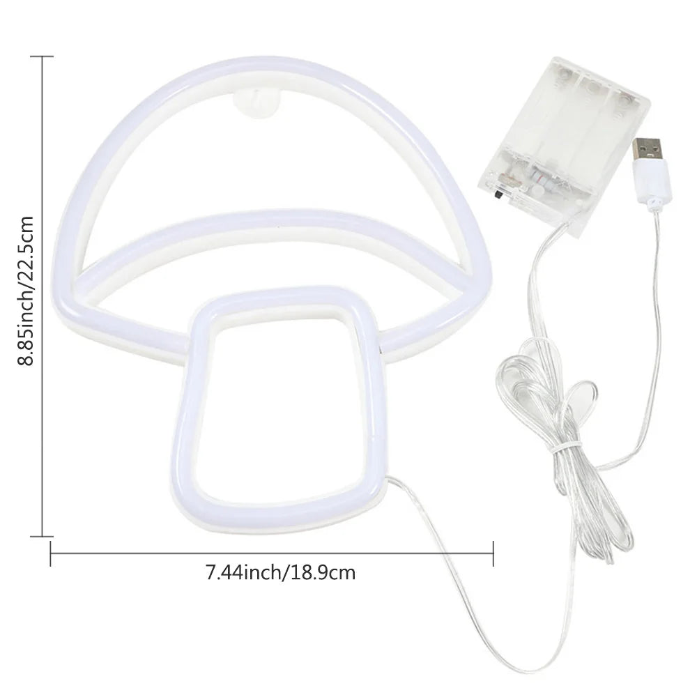 Butterfly Neon Sign USB/Battery Powered Cat LED Neon Light Skull Neon Lamp Wall Art Decor for Home Bedroom Birthday Gift Wedding - Cosmic Twink