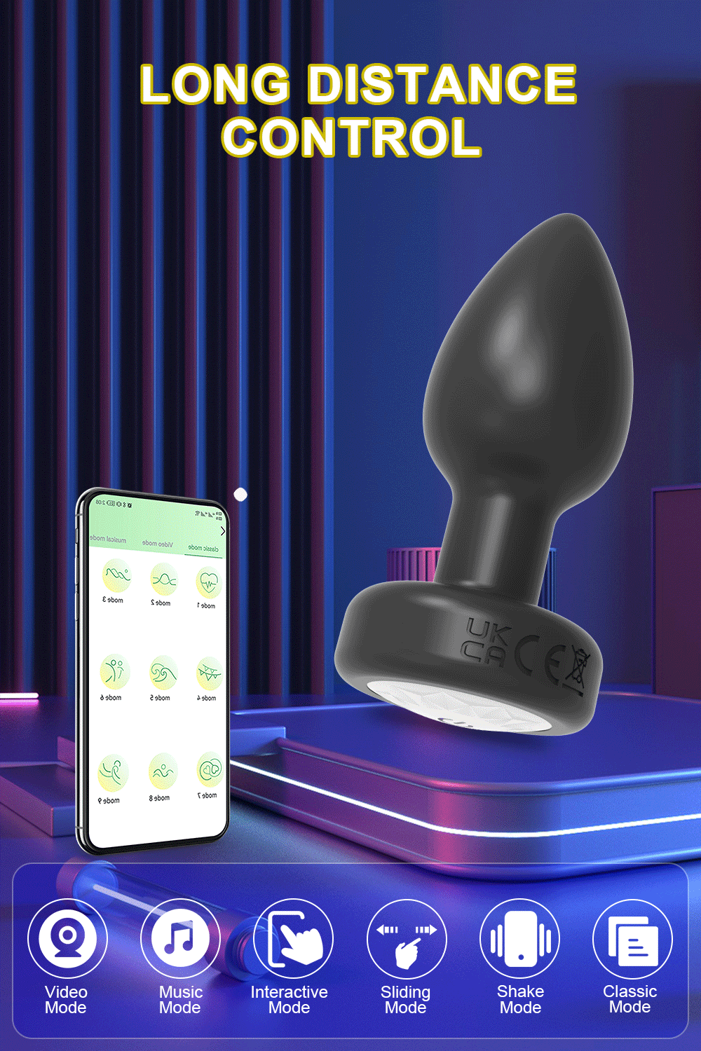 Anal Plug Vibrator Gay Anal Dildo Toy Butt Plug Stimulator Masturbation Penetration Vagina Anal Vibrating Men Women Toys Adults - Cosmic Twink