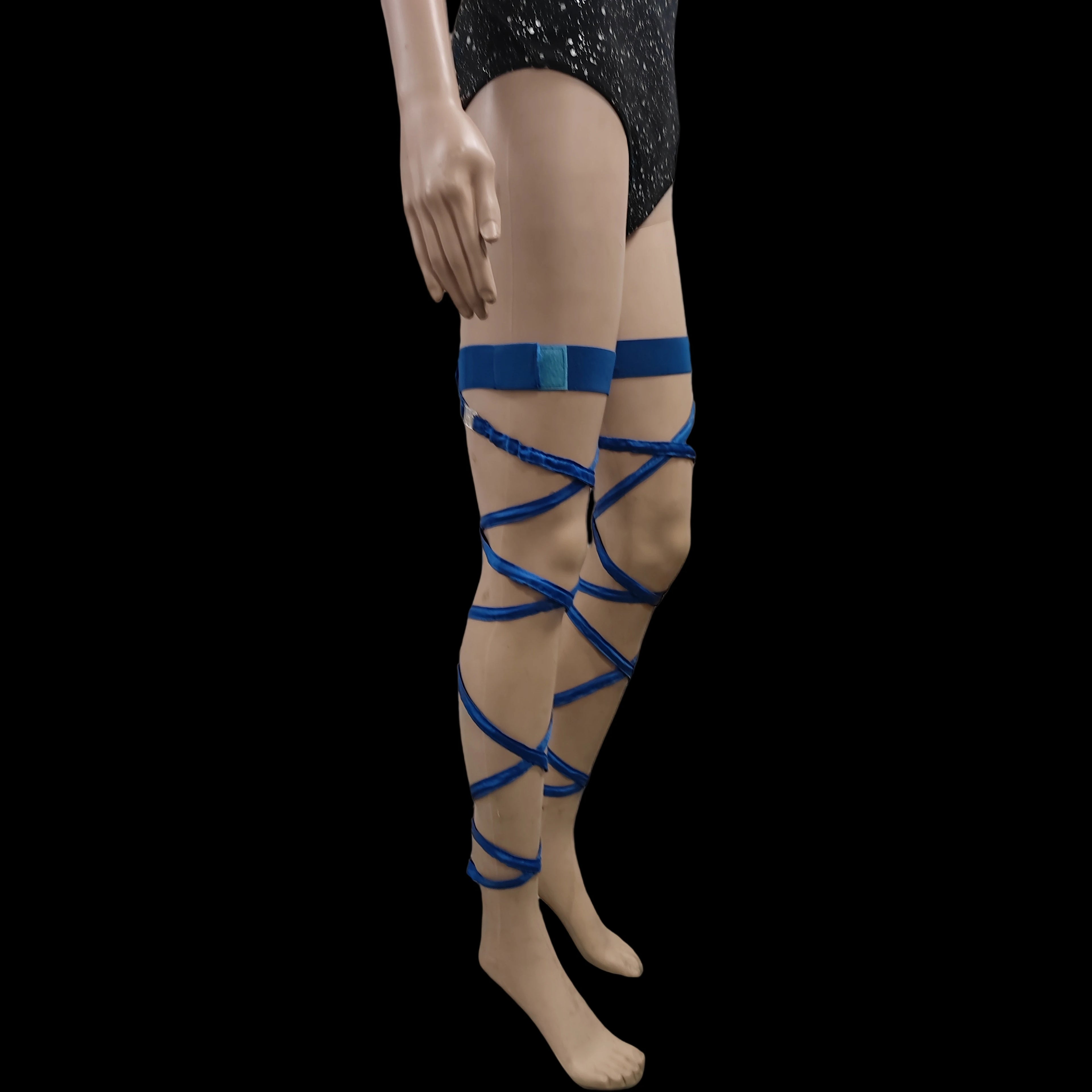 New Women's LED Rave Leg Wraps clothing accessories Personality Fashion Suitable For Multiple Scenarios LED lights Up Leg Wraps - Cosmic Twink