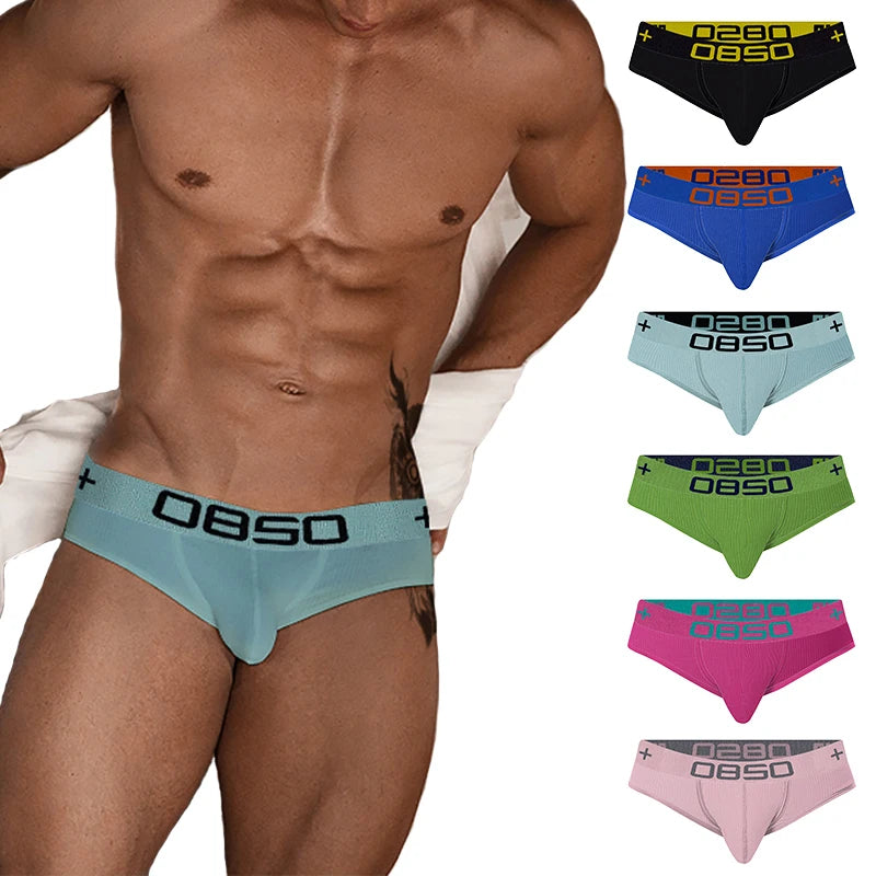 ORLVS Brand sexy gay briefs men underwear male panties breathable kincker for men jockstrap gay bikini briefs cueca tanga hombre - Cosmic Twink
