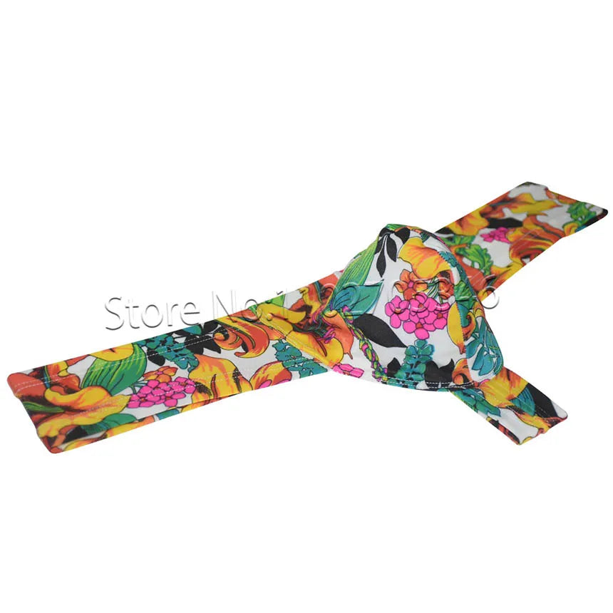 Sexy Men's Bikini Briefs Print Mini Boxershorts Bulge Pouch Breathbale Underwear Ultrathin Swim Briefs Thong Slip Beach Panties - Cosmic Twink