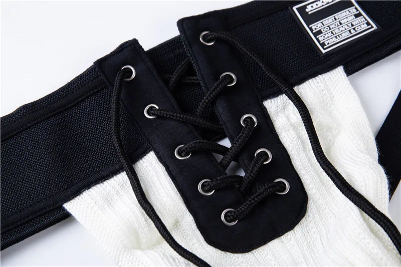 Jockmail Sexy Men Underwear Briefs Jockstrap Bare Buttocks Panties Gay Male Panties Shorts Bulging Bag Soft Underpants Cueca - Cosmic Twink