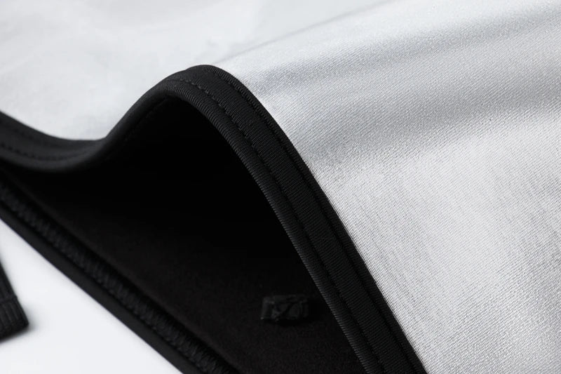 Harness Men Strap Costume Sexy Shoulder Bondage Chest Lingerie Metal Shaper Gay Men Underwear Neoprene & Metallic Leather Top - Cosmic Twink