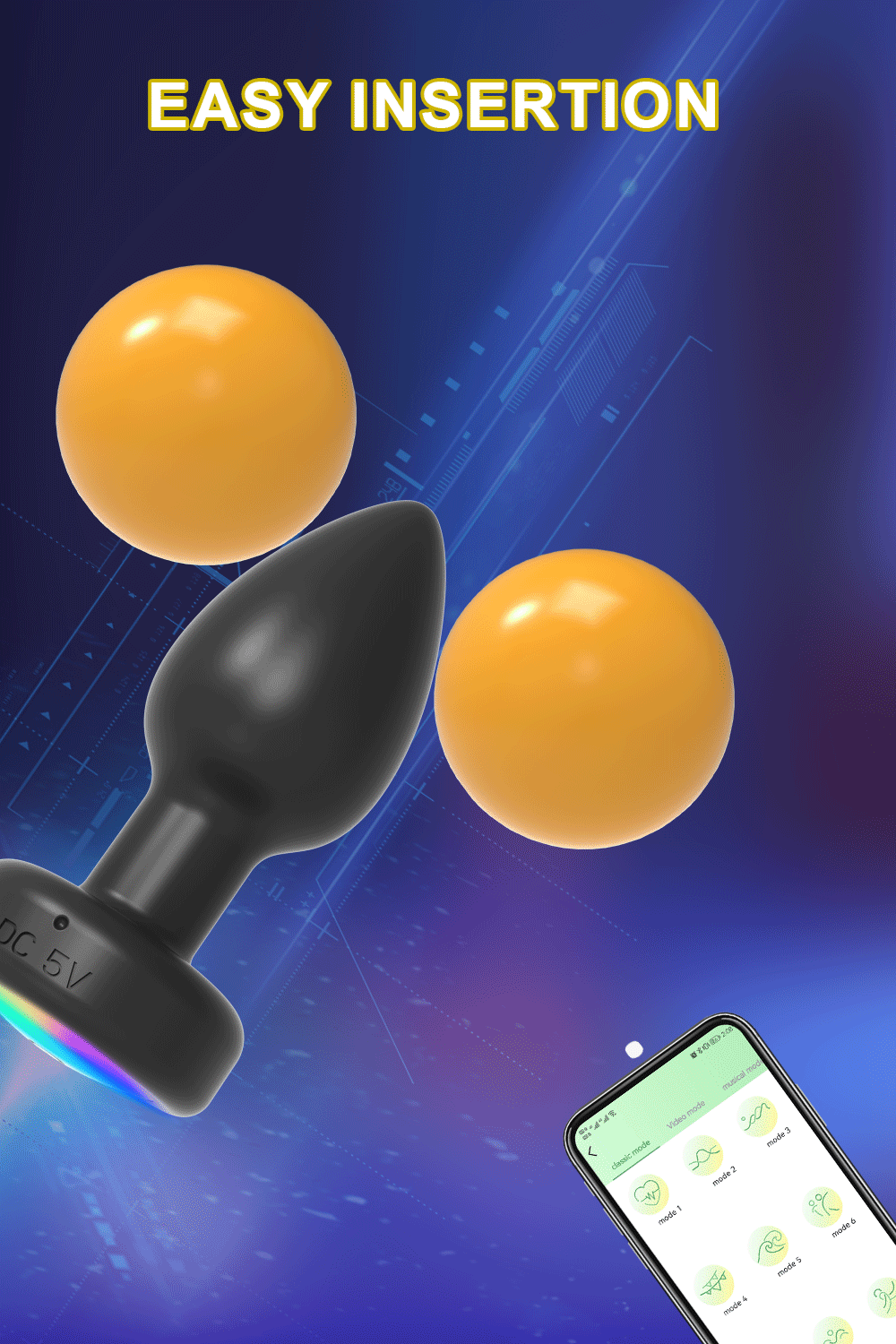 Anal Plug Vibrator Gay Anal Dildo Toy Butt Plug Stimulator Masturbation Penetration Vagina Anal Vibrating Men Women Toys Adults - Cosmic Twink