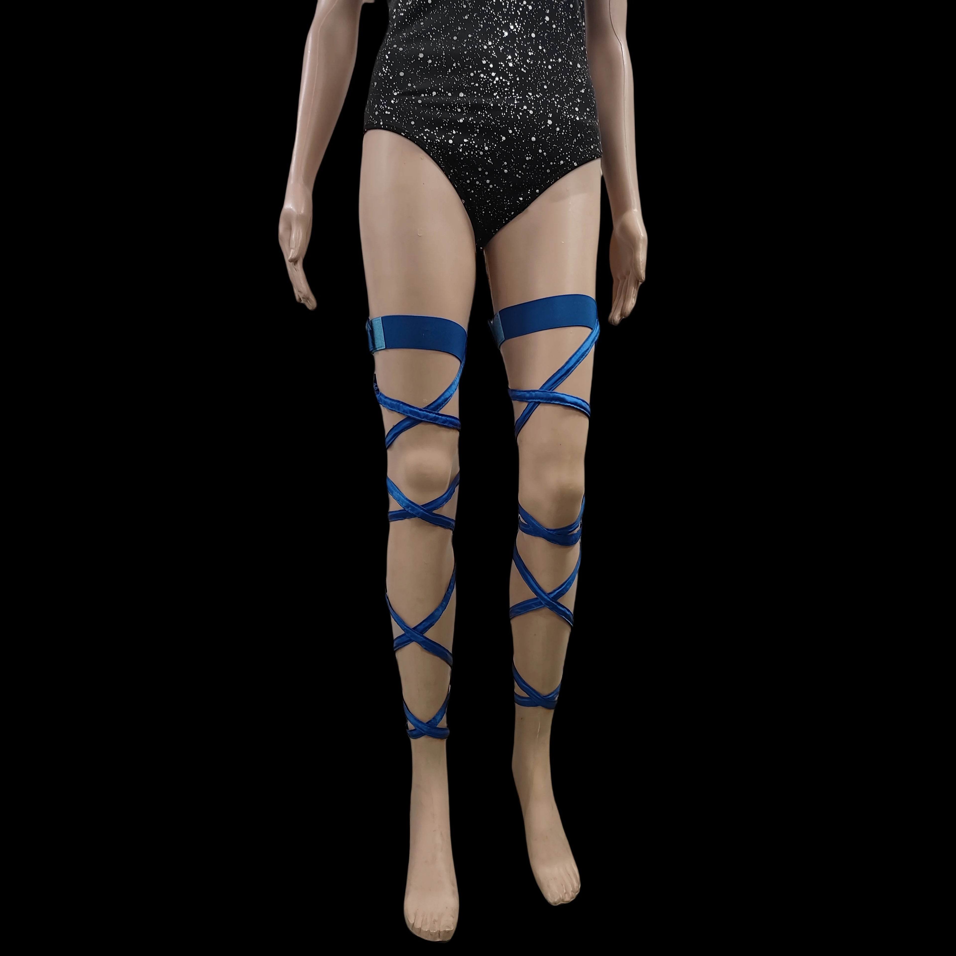 New Women's LED Rave Leg Wraps clothing accessories Personality Fashion Suitable For Multiple Scenarios LED lights Up Leg Wraps - Cosmic Twink