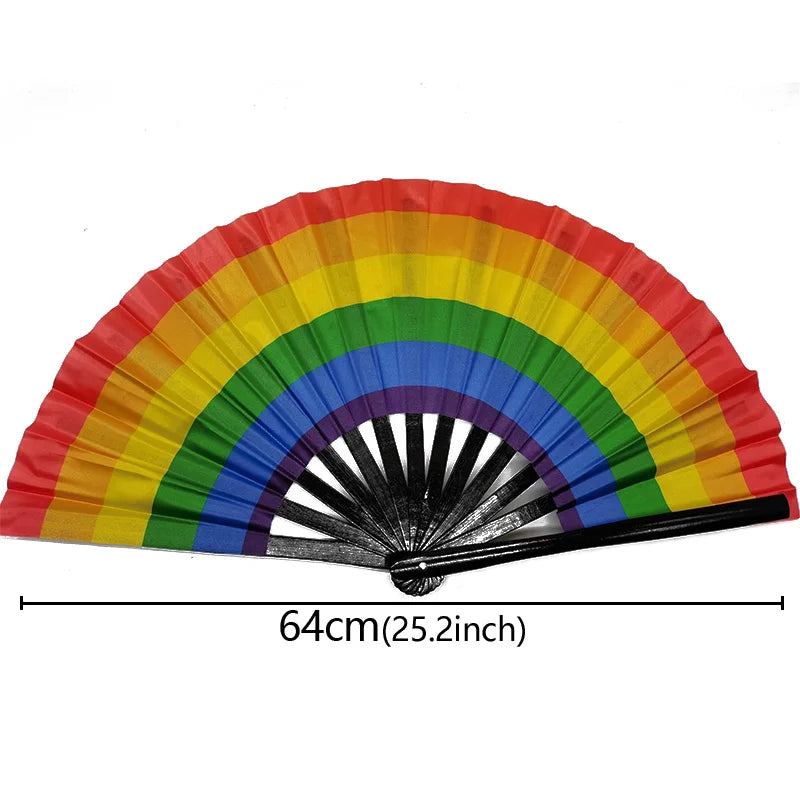 Chinese Kung Fu Fan Martial Arts Dance Folding Fan Traditional Martial Ventilador Portable Hand Folding Fans Performance Props - Cosmic Twink