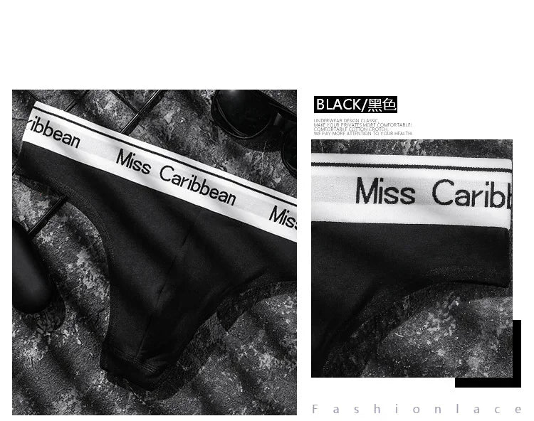 Lingerie sexy Men Underwear U Convex Sports Fitness Letter tanga hombre Cotton Low Waist strings Seamless Briefs Thong T Pants - Cosmic Twink