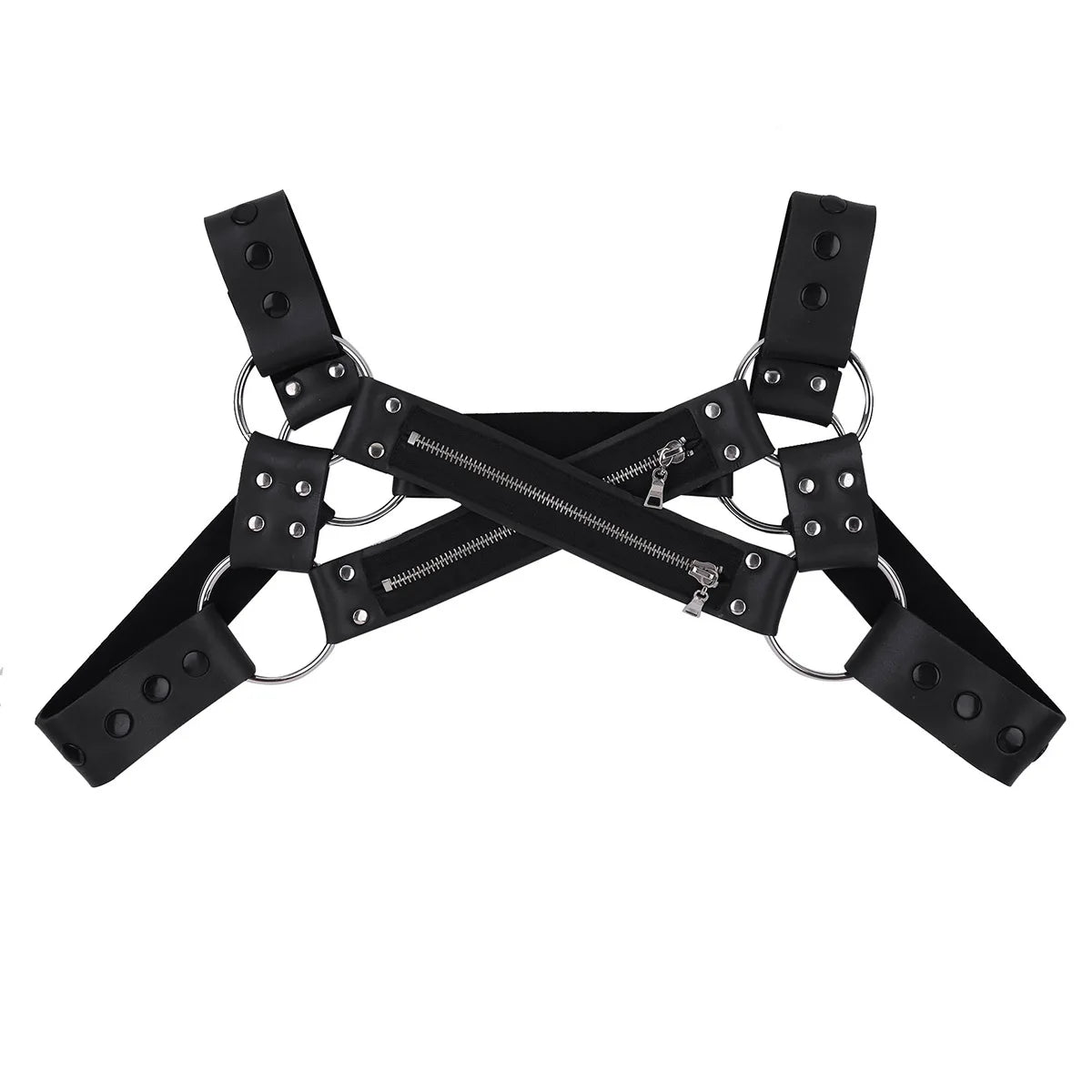 Gay Rave Harness Men Belt Leather Sexy Fetish Nighclub Wear Sexy Tank Erotic Body Belt Men Sexy Costume Underwear Sex