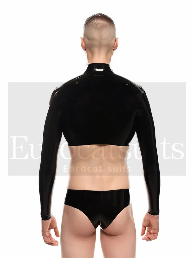 fetish Latex underwea Mens  rubber Comfortable Gay Men Sexy Underwear Thong Men Jockstrap Thongs And G strings Sexi - Cosmic Twink