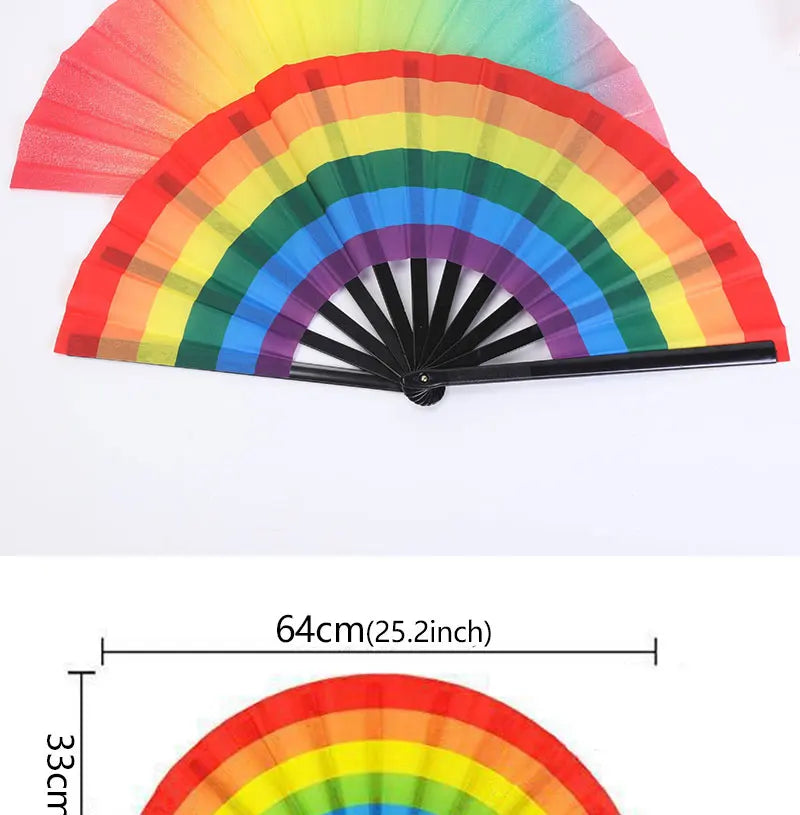 Chinese Kung Fu Fan Martial Arts Dance Folding Fan Traditional Martial Ventilador Portable Hand Folding Fans Performance Props - Cosmic Twink