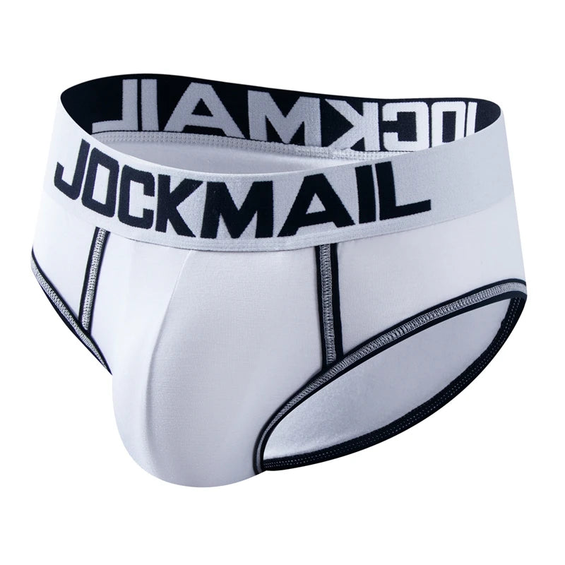 JOCKMAIL Brand Men Underwear Briefs Sexy Gay Penis Pouch Push up calzoncillos hombre slip cuecas Gay Underwear Enhancing panties - Cosmic Twink
