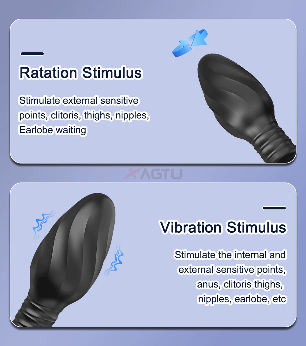 Anal Plug Vibrator Gay Anal Dildo Toy Butt Plug Stimulator Masturbation Penetration Vagina Anal Vibrating Men Women Toys Adults - Cosmic Twink