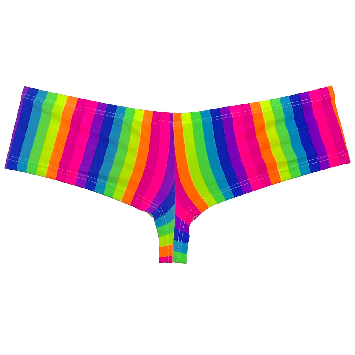 Sexy Mens Print Swim Thongs Ultrathin Quick-dry Swimwear Low-rise Bikini-Style Back Briefs Underwear Elastic Boxer Shorts Beach - Cosmic Twink